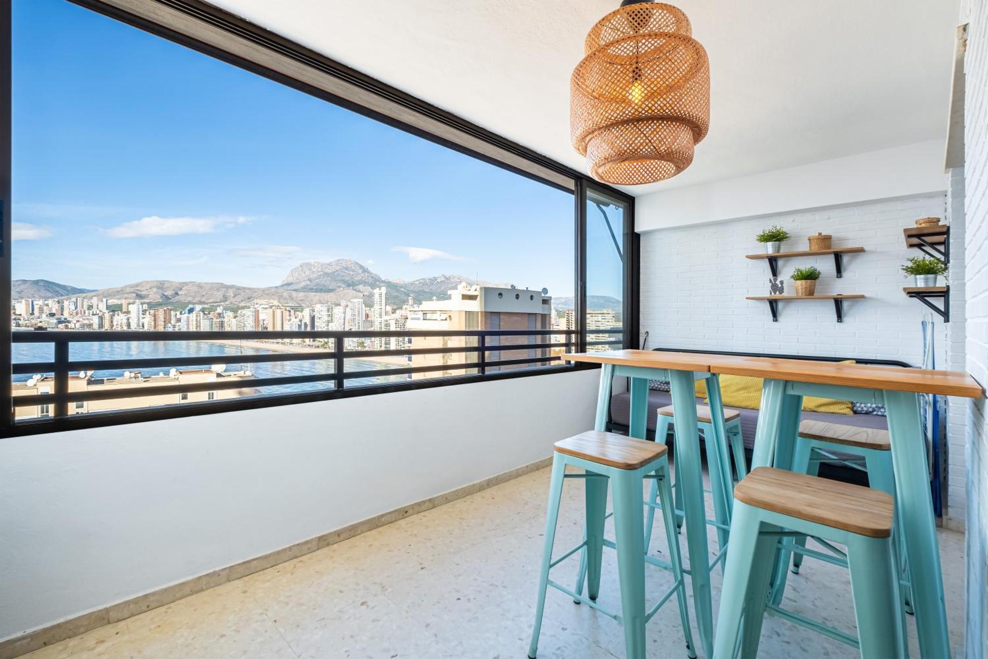 Trinisol Apartment Sea Views 6E Levante Beach Benidorm Luaran gambar
